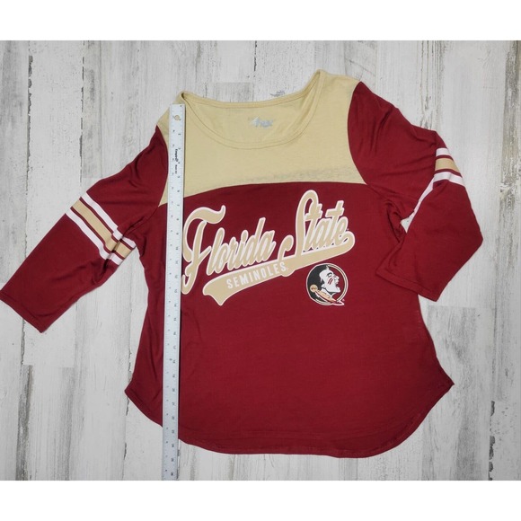 FLORIDA STATE SEMINOLES Shirt Women Large Garnett # Pacasquad Teamwear - Picture 5 of 10